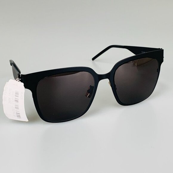 NIB Saint Laurent Grey Square Ladies Sunglasses SL M41 main image 5